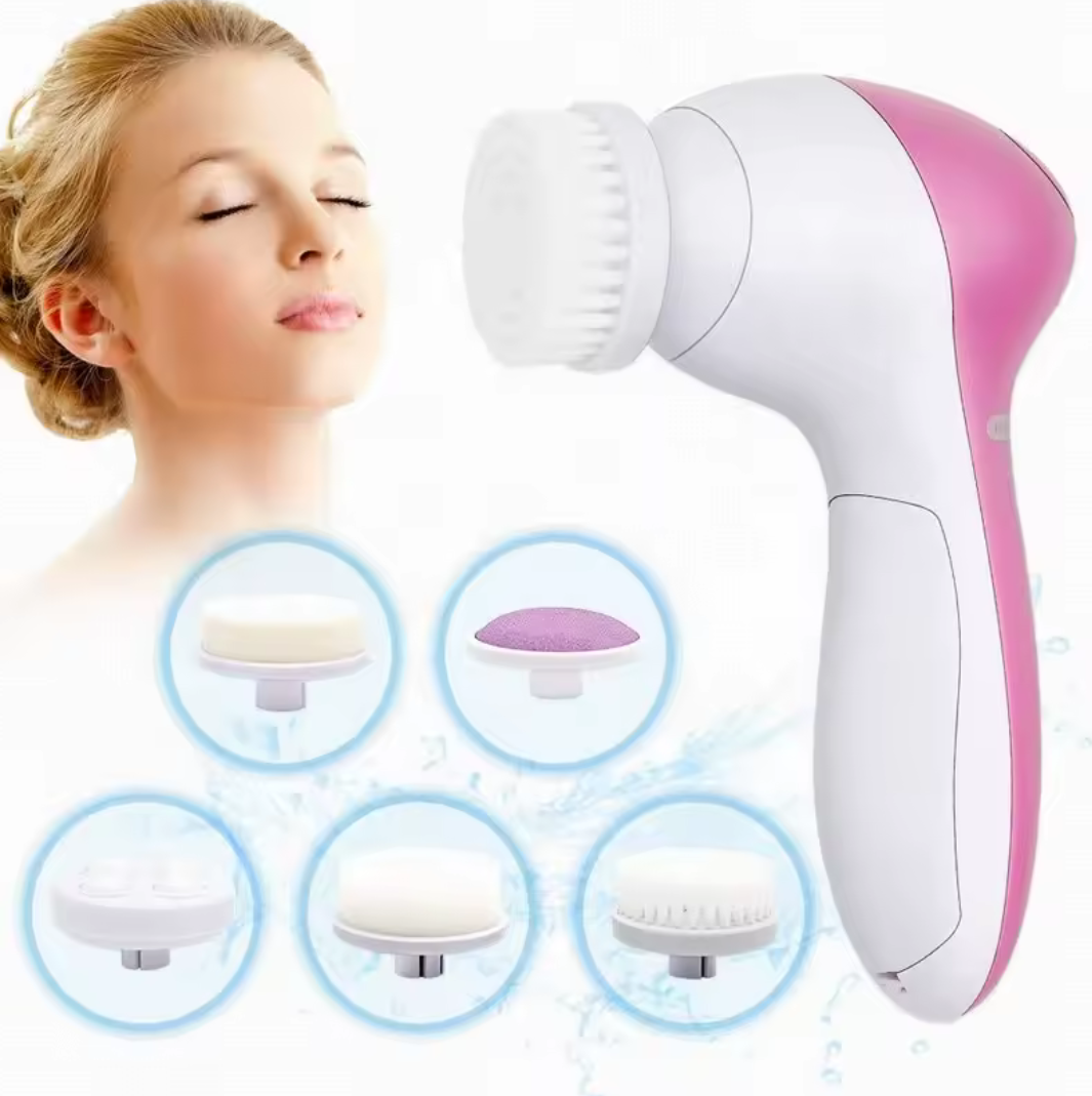 5-in-1 Electric Facial Cleansing Brush