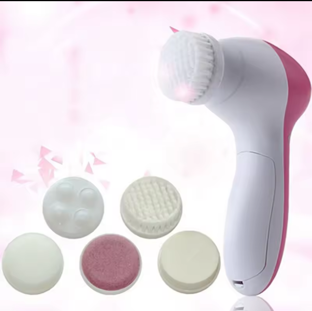 5-in-1 Electric Facial Cleansing Brush