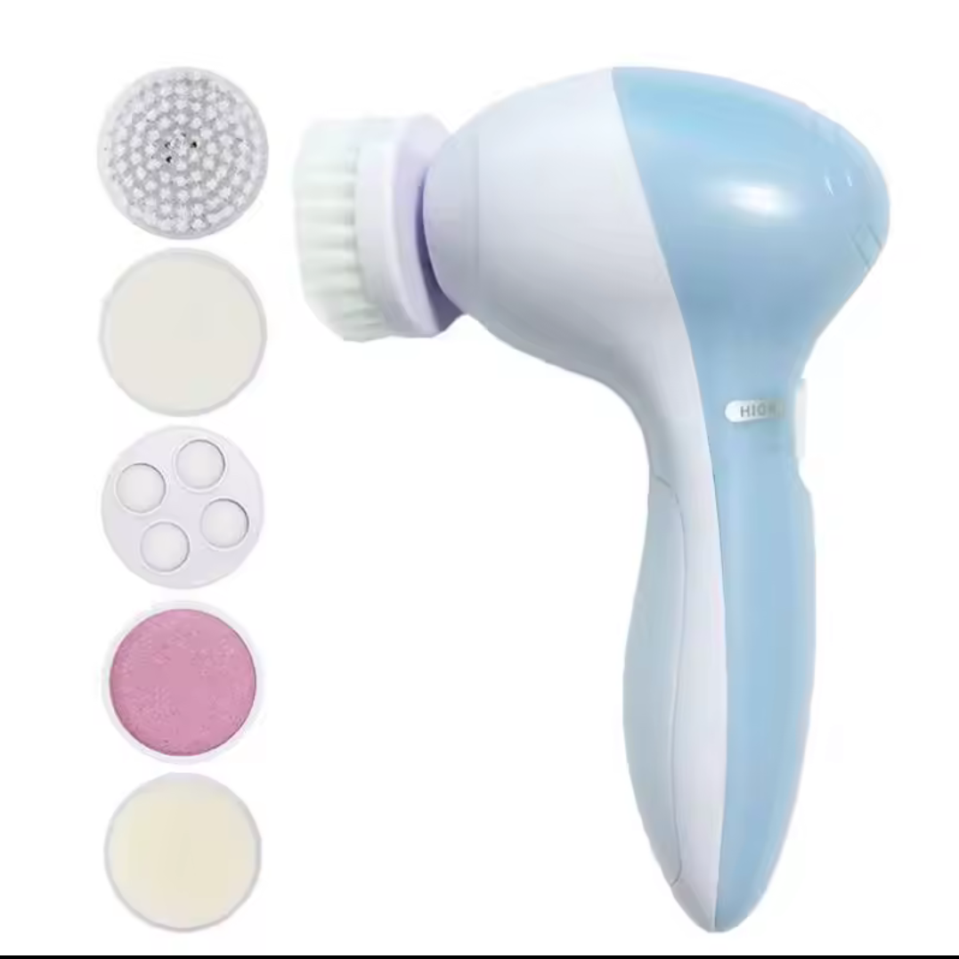 5-in-1 Electric Facial Cleansing Brush