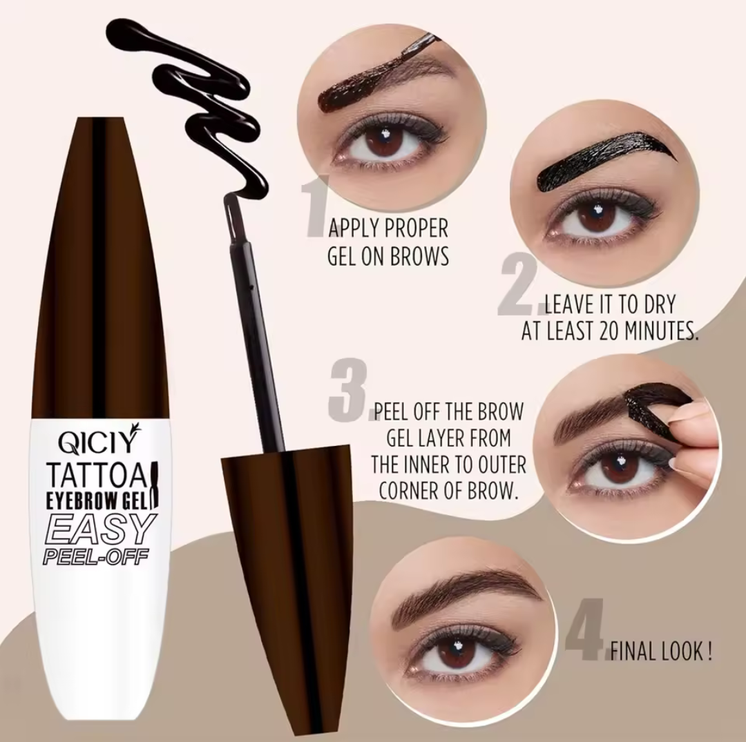 Easy Peel-Off Tattoo Eyebrow Gel