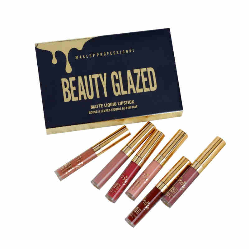 BEAUTY GLAZED Lip Gloss 6pc Set